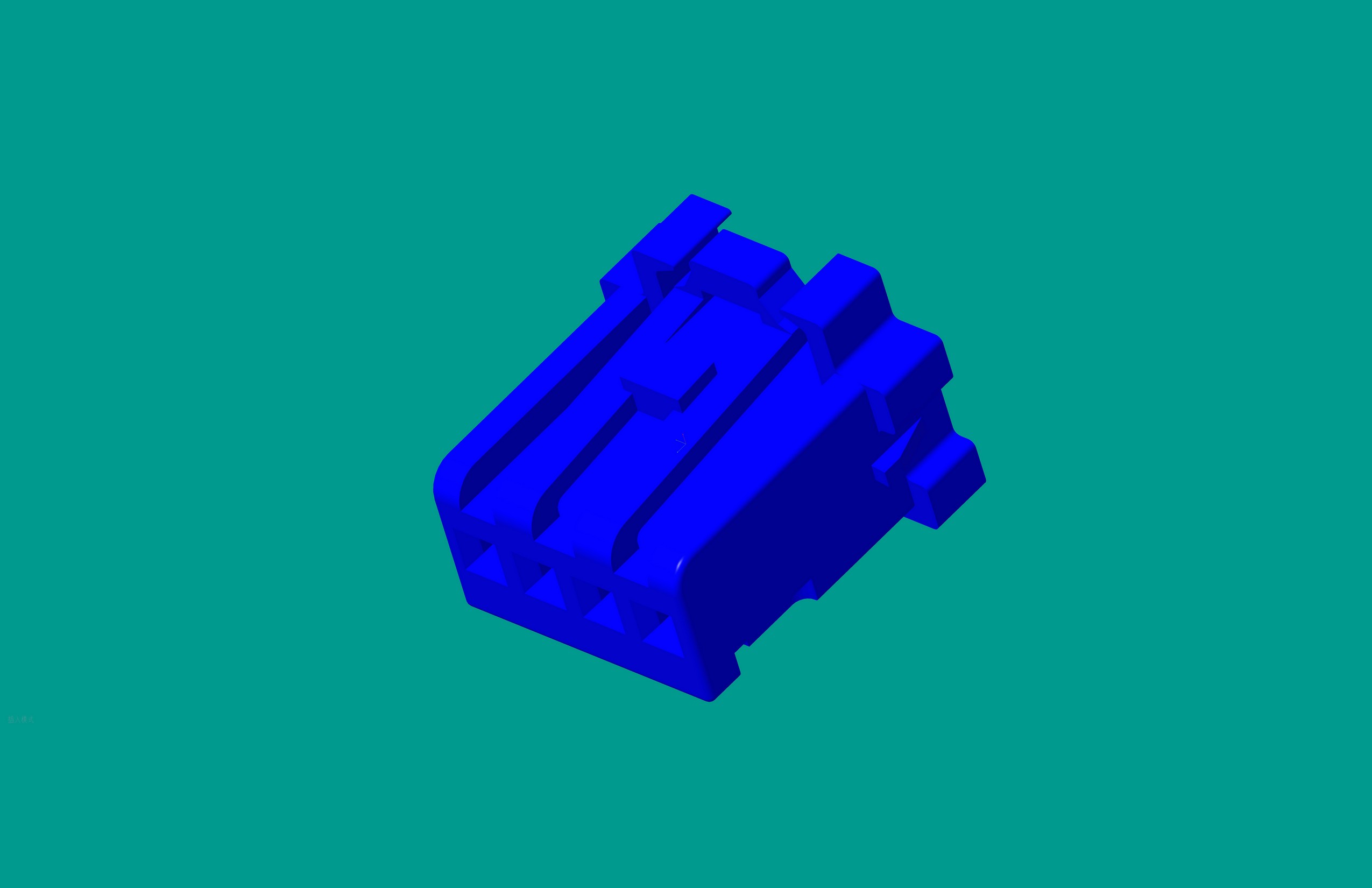 2.0間距，PNIRP-04V-S藍色