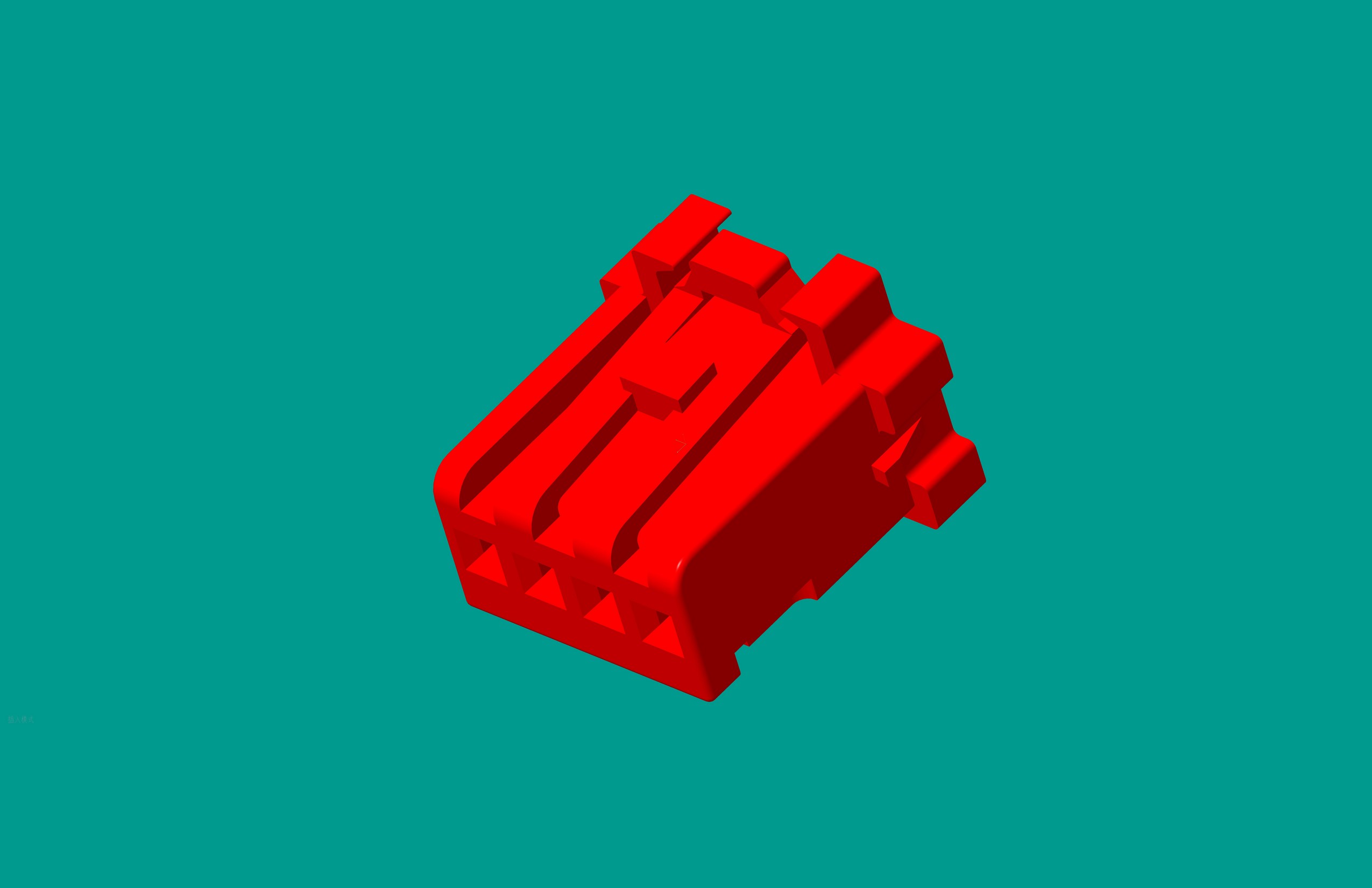 2.0間距，PNIRP-04V-S紅色