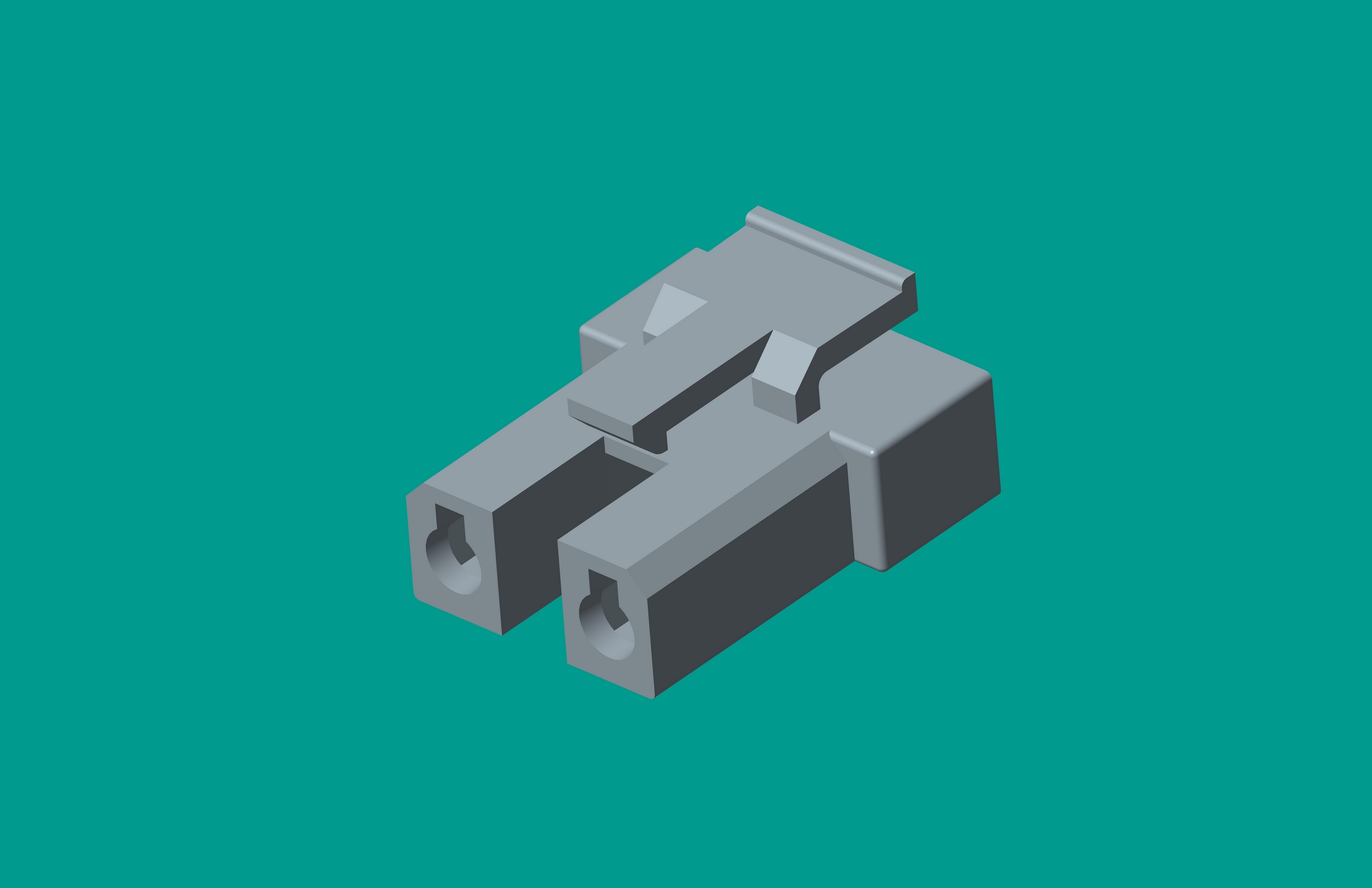 2.1洗衣機塑件-2孔灰色-高灼熱絲