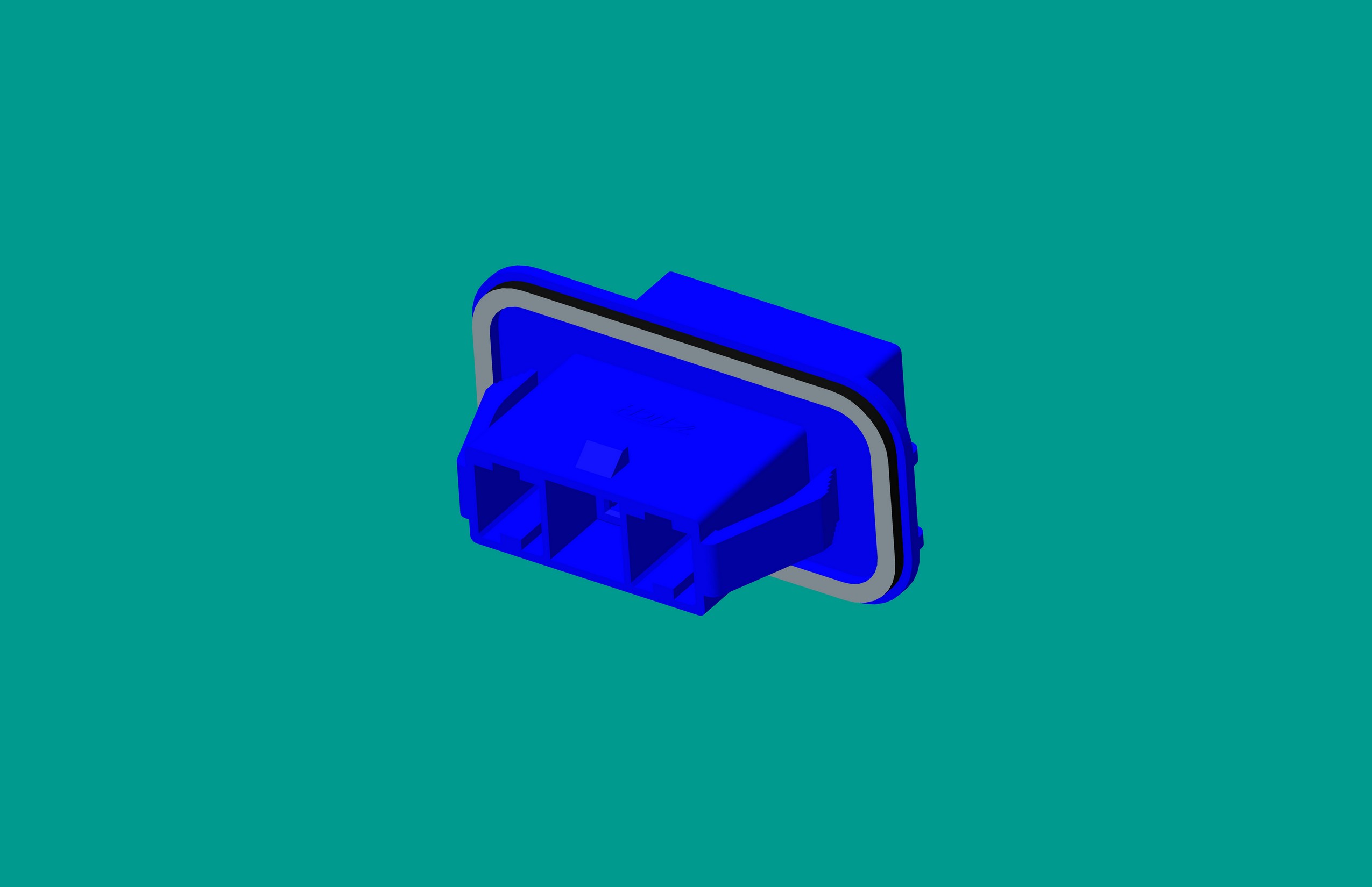 35-3Y環形貼膠組件1藍色(加厚膠)